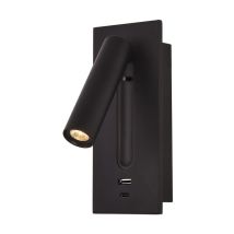 Zolginah - Lámpara De Lectura Led Para Cabecera, Interruptor Oculto, Lámpara De Cabecera, Aplique De Pared Usb Empotrable, Lámpara De Lectura, 