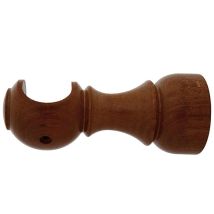 Soporte Madera Liso Abierto 20x 88 Mm. Nogal