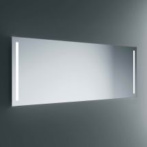 Lineabeta - Led Art 80x80cm Miroir Dimmable Avec Cadre Gris