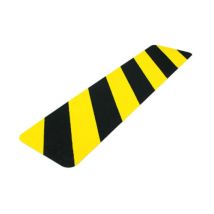 Es 197614- Tira De Señalización Seguridad Adhesiva Suelo, Uso Interior/exterior En Suelos Rugosos Y Escaleras, Antideslizante 610 X 150mm- Amarillo/