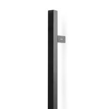 Manillón Inox Modelo Karla Acabado Negro - Efecto Inox Para Puertas De Paso O Entrada
