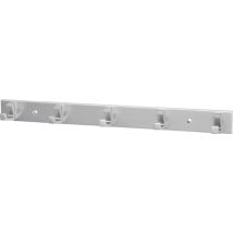 Hermeta - Porta Asciugamani 5 Ganci.h.35mm L.360mm Alu.silver.elox.a.33,5mm