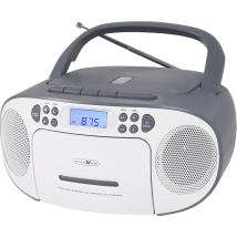 Reflexion Rcr2260gr Cd-radio Ukw Aux, Cd, Kassette Grau-weiß