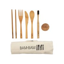 Kit Bam Bam De Bambú Cero Residuos Cookut