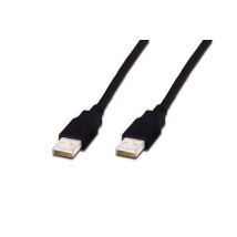 Digitus Usb-kabel Usb 2.0 Usb-a Stecker, Usb-a Stecker 1.80 M Schwarz Ak-300100-018-s