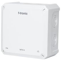 Boîte De Dérivation Fr 140x140x81mm, Encoches D'Ouverture Ip66, Ps, Blanc, Nfk14ws