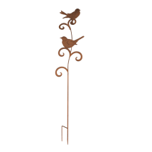 Oiseaux En Métal - Déco Jardin 119cm