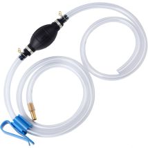 Bomba De Sifón Para Trasvasar Gasolina, Diésel, Agua Y Combustible, Bomba Manual Con 1 Manguera De Sifón De Pvc Resistente (2 M).