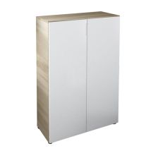 Usinestreet – Scarpiera Moderna 2 Ante – Pannello Truciolare Melaminico – 103 cm x 72 cm x 36 cm