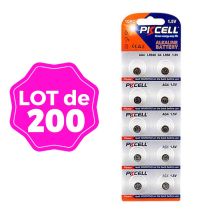 200 Stück Ag4 Super Alkaline Knopfzellen 1.5v Pkcell