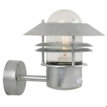 Nordlux Blokhus Applique Murale In Acciaio Galvanizzato 23 Cm