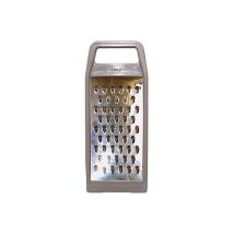 Rallador inoxidable grueso 25x10 cm – Acero inoxidable – Utensilio de cocina esencial – Ideal para rallar quesos y verduras