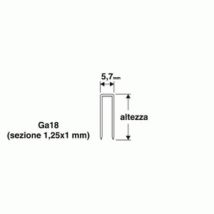 Valex - Heftklammern 25 X 5,7 Mm, 1000 Stück, Für Hefter/nagler