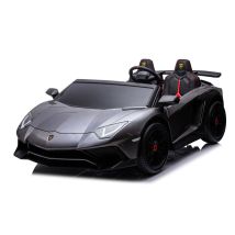 Lamborghini - Aventador Svj Big Full Grigio Macchina Elettrica Per Bambini