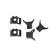 Eurotechnocom - Mco8025 - Box Of 100 X Bases To Screw Ø5mm - Black - Black
