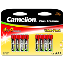 Camelion Aaa/lr03 Plus Alcaline 8 Pezzi