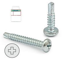 Arfe - Blister Tornillo Broca Cabeza Alomada Din 7504-n Cincado Larg.r/chapa 13mm Ø Rosca Chapa 3.5mm