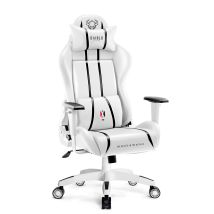 X-one 2.0 Gaming Stuhl Computerstuhl Ergonomischer Bürostuhl Gamer Chair Schreibtischstuhl Weiß - King Size - Diablo