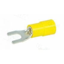 Gabelklemme 3,2mm Draht 2,63-6,64mm Isoliert Gelb