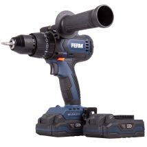 Ferm Cdm1138 Perceuse À Percussion Sans Balais De Charbon 20v - 2.0ah Li-ion