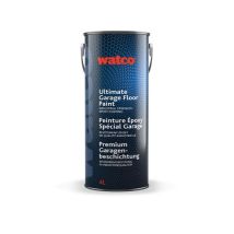 Premium Garagenbeschichtung, Einkomponentige Epoxidharz Bodenbeschichtung, Dunkelgrau 4l - Dunkelgrau - Watco