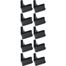 Cyclingcolors – 10er-pack Möbelgleiter – Weiche Pvc-kunststoffpads – Maße 25 X 25 Mm – Schützt Böden Vor Kratzern