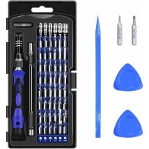 Briller - 63 In 1 Magnetic Precision Screwdriver Kit, 56 Bit Screwdriver Repair Tools And More Accessories, For Mobile Phone, Tablet, Pc, Macbook, 