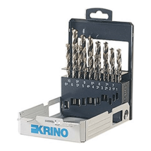 HSS-Bohrersortiment DIN 338 1,0 bis 10,0 mm Metallbohrer im Koffer Krino