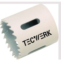 Sierra De Corona D.76mm Profundidad De Corte 38mm 4/6 Dientes Combinados Hss-bi-metal Sin Accesorios Tecwerk