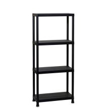 Estantería de plástico negra con 5 baldas – 80 x 40 x 180 cm – Resistente y duradera