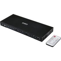 Speaka Professional - 4x2 Port Hdmi-switch Mit Audio-ports 3840 X 2160 Megapixel Schwarz