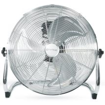 Ventilador De Suelo Industrial Grunkel Met-h16industrial/ 90w/ 3 Aspas 40cm/ 3 Velocidades