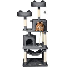 Rbol De Gato Gris Oscuro H 158cm Paitsy