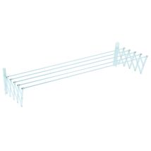 Sauvic 89788 - Tendedero E X Tensible Plastificado 70 Cm, Color Blanco, 70 X 78 X 26,5 Cm