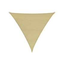 Vette - Voile D'Ombrage Triangulaire Beige En Hdpe - 3x3x3 M
