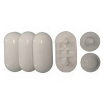 Kit de amortiguación Gilia Courchevel – 4,5 cm x 2,5 cm – Accesorios de inodoro