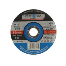 Discos De Corte 125 X 1,2 Mm, Metal, Acero Inoxidable, Acero Inoxidable, Profi-flex Germany 50 Unidades
