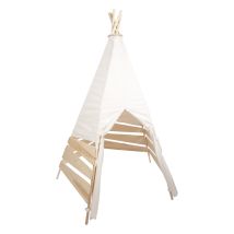 Outdoor Zelt Tipi – Spielzelt aus Holz für Kinder – Wasserfest – 12405