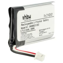 Vhbw - Batterie Compatible Avec Plantronics Savi W8210, 8210 Casque Audio, Écouteurs Sans Fil (510mah, 3,7v, Li-polymère)