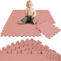 Littletom - 9 Piezas Alfombra Bebé - 30x30 Colchoneta Bebé Suelo - Alfombra Puzzle Bebé Foam