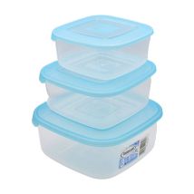 Contenitore Quadro In Plastica Set 'frigo Box' Nuvola