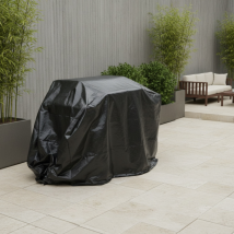 Copertura Barbecue Rettangolare Titanium Nero - 130 X 70 X 100 Cm