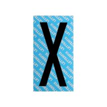 Numéro de porte – Lettre Adhésive Noire Série T – Matières, Numéro de porte – LETTERFIX