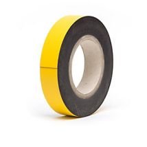 Targhette magnetiche per magazzino – 25 mm x 10 m – Nastro magnetico giallo – Fissaggio magnetico – Deiss