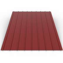 Plaque H10 Coloris Rouge Ral 3011 Dimensions 2000x915x0.30 Mm