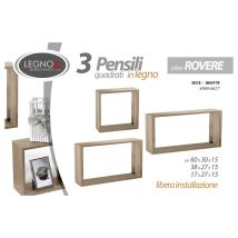 Set Aus 3 Modulen In Eiche 60/38/17 Cm