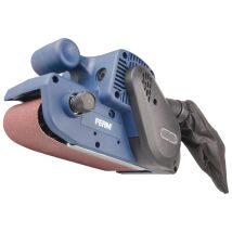 Ferm Bandschleifmaschine 950w - Variable Einstellbare Schleifgeschwindigkeiten - Mit Schleifband P80 Und Staubfangsack