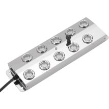 Sistema Di Nebulizzazione Per Esterni Per Laghetti E Giardini. Struttura Regolabile In Acciaio Inox (dieci Testine)