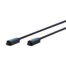 Clicktronic - Toslink-kabel, Premium-kabel 1x Toslink-stecker 1x Toslink-stecker 0,5 M Polymer-lichtwellenleiter. Kabellänge 0.5 M