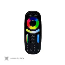 Led Rgb + Cct - 4 Zonen Fernbedienung - Schwarz - Fut092b -